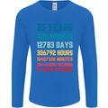 35th Birthday 35 Year Old Mens Long Sleeve T-Shirt Royal Blue