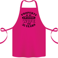 35th Wedding Anniversary 35 Year Funny Wife Cotton Apron 100% Organic Pink