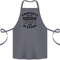 35th Wedding Anniversary 35 Year Funny Wife Cotton Apron 100% Organic Steel