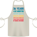 36th Birthday 36 Year Old Cotton Apron 100% Organic Natural