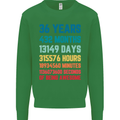 36th Birthday 36 Year Old Mens Sweatshirt Jumper Irish Green