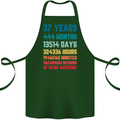 37th Birthday 37 Year Old Cotton Apron 100% Organic Forest Green