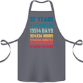37th Birthday 37 Year Old Cotton Apron 100% Organic Steel