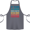 37th Birthday 37 Year Old Cotton Apron 100% Organic Steel