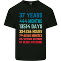 37th Birthday 37 Year Old Mens Cotton T-Shirt Tee Top Black