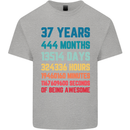 37th Birthday 37 Year Old Mens Cotton T-Shirt Tee Top Sports Grey
