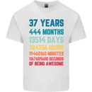 37th Birthday 37 Year Old Mens Cotton T-Shirt Tee Top White