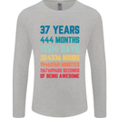 37th Birthday 37 Year Old Mens Long Sleeve T-Shirt Sports Grey