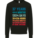 37th Birthday 37 Year Old Mens Sweatshirt Jumper Black