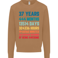 37th Birthday 37 Year Old Mens Sweatshirt Jumper Caramel Latte
