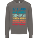 37th Birthday 37 Year Old Mens Sweatshirt Jumper Charcoal
