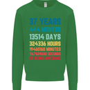 37th Birthday 37 Year Old Mens Sweatshirt Jumper Irish Green