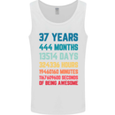 37th Birthday 37 Year Old Mens Vest Tank Top White