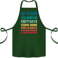 38th Birthday 38 Year Old Cotton Apron 100% Organic Forest Green