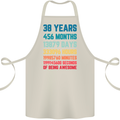 38th Birthday 38 Year Old Cotton Apron 100% Organic Natural