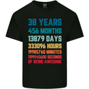 38th Birthday 38 Year Old Mens Cotton T-Shirt Tee Top Black