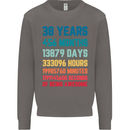 38th Birthday 38 Year Old Mens Sweatshirt Jumper Charcoal