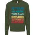 38th Birthday 38 Year Old Mens Sweatshirt Jumper Forest Green