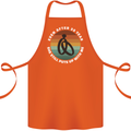39 Year Wedding Anniversary 39th Marriage Cotton Apron 100% Organic Orange