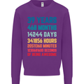 39th Birthday 39 Year Old Mens Sweatshirt Jumper Purple