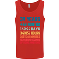 39th Birthday 39 Year Old Mens Vest Tank Top Red