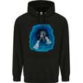 3D Scuba Diver Diving Mens 80% Cotton Hoodie Black