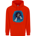 3D Scuba Diver Diving Mens 80% Cotton Hoodie Bright Red