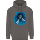3D Scuba Diver Diving Mens 80% Cotton Hoodie Charcoal