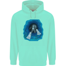 3D Scuba Diver Diving Mens 80% Cotton Hoodie Peppermint