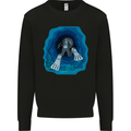 3D Scuba Diver Diving Mens Sweatshirt Jumper Black