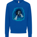 3D Scuba Diver Diving Mens Sweatshirt Jumper Royal Blue