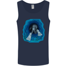 3D Scuba Diver Diving Mens Vest Tank Top Navy Blue
