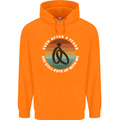 3 Year Wedding Anniversary 3rd Marriage Mens 80% Cotton Hoodie Orange