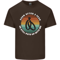 3 Year Wedding Anniversary 3rd Marriage Mens Cotton T-Shirt Tee Top Dark Chocolate
