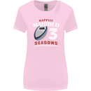 3 Year Wedding Anniversary 3rd Rugby Womens Wider Cut T-Shirt Light Pink