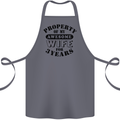 3rd Wedding Anniversary 3 Year Funny Wife Cotton Apron 100% Organic Steel