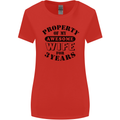 3rd Wedding Anniversary 3 Year Funny Wife Womens Wider Cut T-Shirt Red