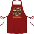 40 Year Old Banger Birthday 40th Year Old Cotton Apron 100% Organic Maroon