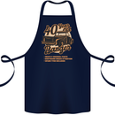 40 Year Old Banger Birthday 40th Year Old Cotton Apron 100% Organic Navy Blue