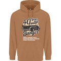 40 Year Old Banger Birthday 40th Year Old Mens 80% Cotton Hoodie Caramel Latte