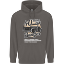 40 Year Old Banger Birthday 40th Year Old Mens 80% Cotton Hoodie Charcoal