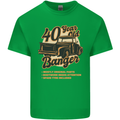 40 Year Old Banger Birthday 40th Year Old Mens Cotton T-Shirt Tee Top Irish Green