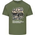 40 Year Old Banger Birthday 40th Year Old Mens Cotton T-Shirt Tee Top Military Green