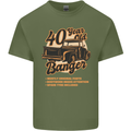 40 Year Old Banger Birthday 40th Year Old Mens Cotton T-Shirt Tee Top Military Green