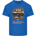 40 Year Old Banger Birthday 40th Year Old Mens Cotton T-Shirt Tee Top Royal Blue