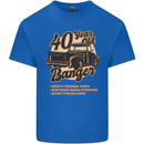 40 Year Old Banger Birthday 40th Year Old Mens Cotton T-Shirt Tee Top Royal Blue