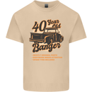 40 Year Old Banger Birthday 40th Year Old Mens Cotton T-Shirt Tee Top Sand