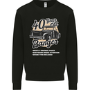 40 Year Old Banger Birthday 40th Year Old Mens Sweatshirt Jumper Black