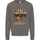 40 Year Old Banger Birthday 40th Year Old Mens Sweatshirt Jumper Charcoal