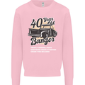 40 Year Old Banger Birthday 40th Year Old Mens Sweatshirt Jumper Light Pink